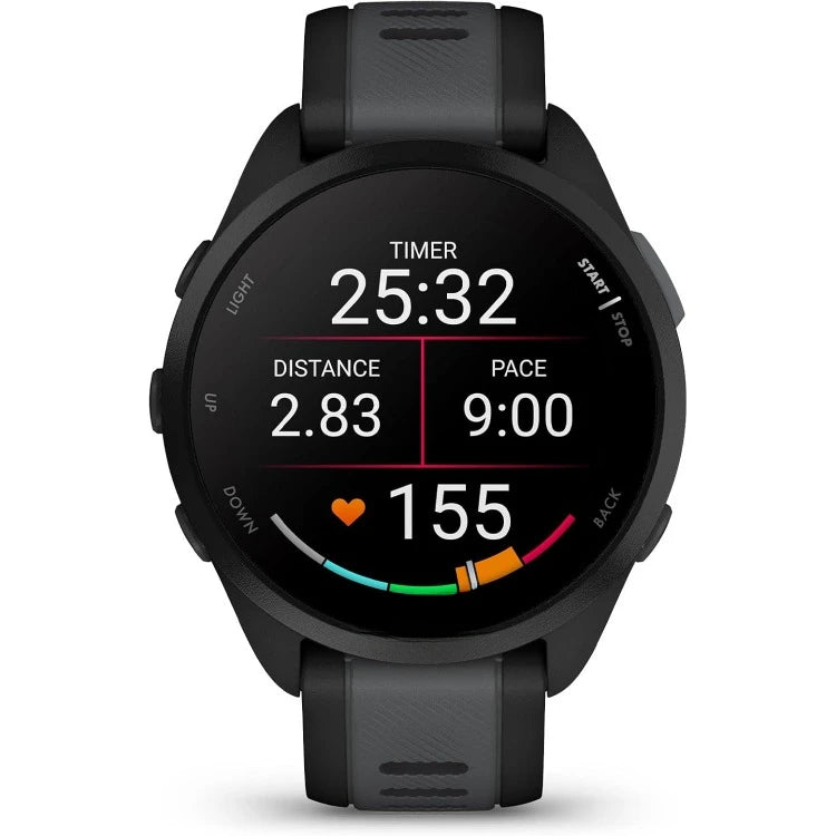 Forerunner 165 Running Smartwatch - AMOLED Display, Black