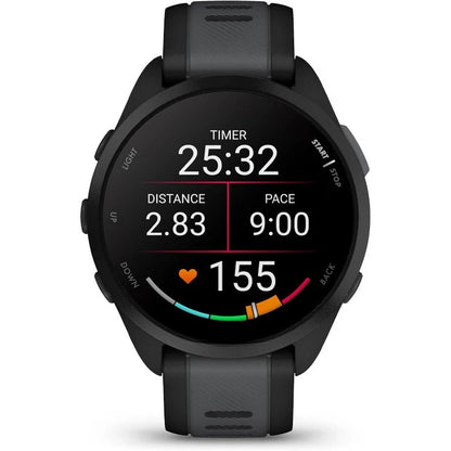 Forerunner 165 Running Smartwatch - AMOLED Display, Black