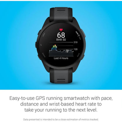 Forerunner 165 Running Smartwatch - AMOLED Display, Black